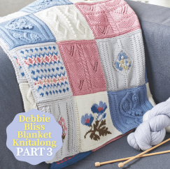 Debbie Bliss Primavera Blanket Knitalong Part 3 Knitting Pattern
