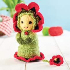 Flower Fairy Doll Knitting Pattern Knitting Pattern