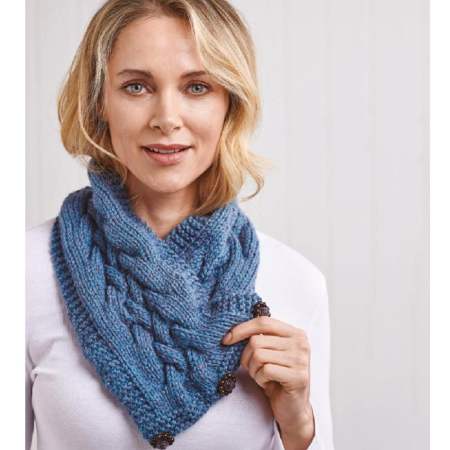 Quick Cable Cowl Knitting Pattern