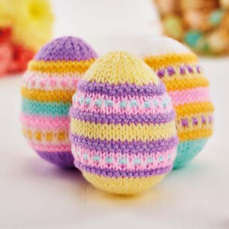 Quick Easter Eggs Knitting Pattern