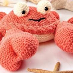 Knitted Crab Knitting Pattern
