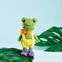 Dress Up Frog Toy Knitting Pattern