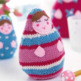 Russian Matryoshka Dolls Toy Knitting Pattern Knitting Pattern