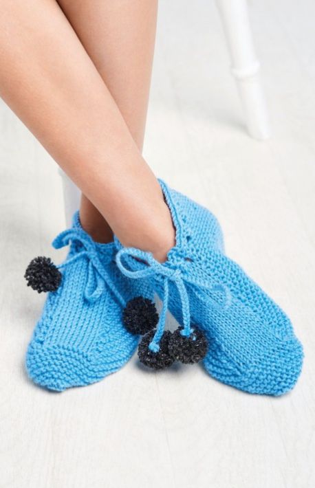 Learn To Knit Slippers