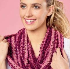 One Ball Sparkly Cowl Knitting Pattern
