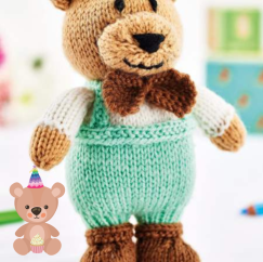 Classic Teddy Bear Toy Knitting Pattern