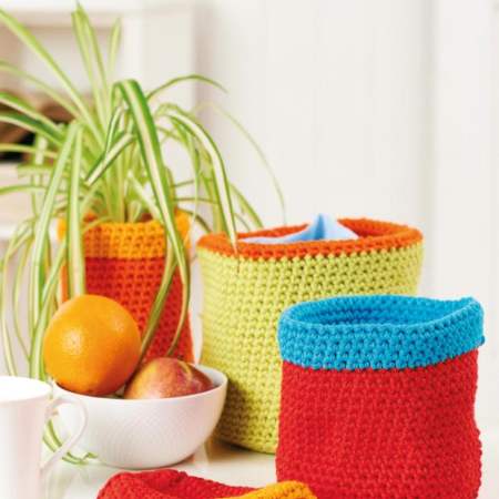 Storage Baskets crochet Pattern