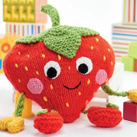 Strawberry Fruit Toy Knitting Pattern Knitting Pattern