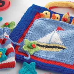 Travel Bag And Games Set Knitting Pattern Knitting Pattern