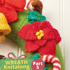 Christmas Wreath Knitalong Part 5 Knitting Pattern
