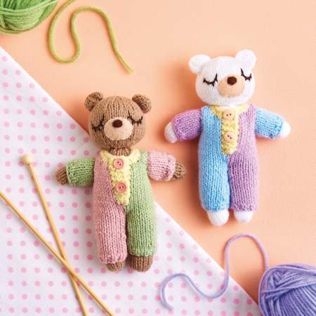 Bedtime Teddy Bears Knitting Pattern