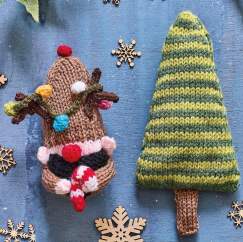 Christmas Gonk Wreath Part Two Knitting Pattern