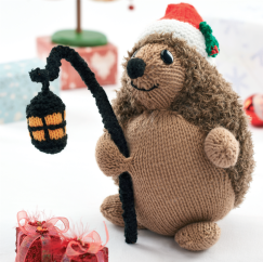 Christmas Hedgehog Toy Knitting Pattern Knitting Pattern