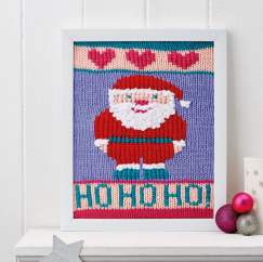 Santa Artwork Knitting Pattern