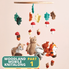 Woodland Mobile Knitalong Part 1 Knitting Pattern