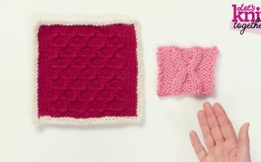 How To Work Crossed Stitches Knitting Video