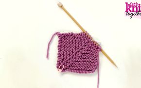 How To Knit a Mitred Square Knitting Video