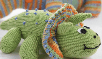 Val Pierce’s Knitted Dinosaurs