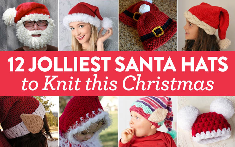 TAKSON Christmas Hat Beanie Winter Warm Knitted Santa Hat Gift Unisex 