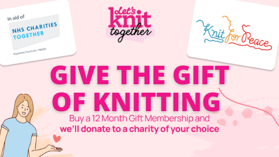 Charity Donation Knitting Gift | NHS Charities Together and Knit For Peace