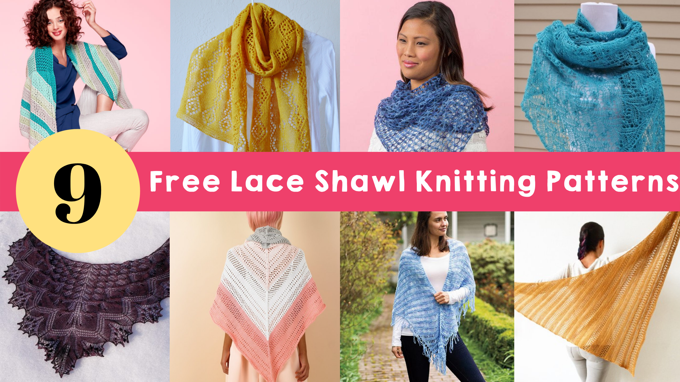 Our Top 9 FREE Lace Shawl Knitting Patterns, Blog