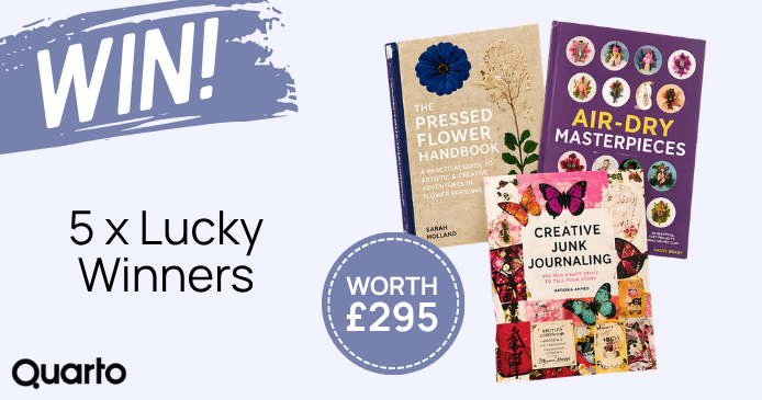 Win a Quarto Craft Book Collection worth £59 each Knitting Giveaway