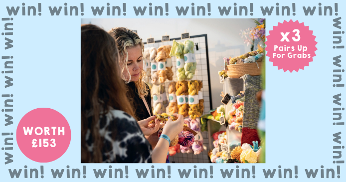 Win 1 of 3 tickets to The Stitch Festival Knitting Giveaway