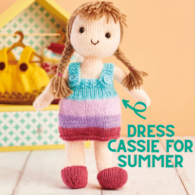 Cassie Doll: Summer Dress Knitting Pattern Knitting Pattern
