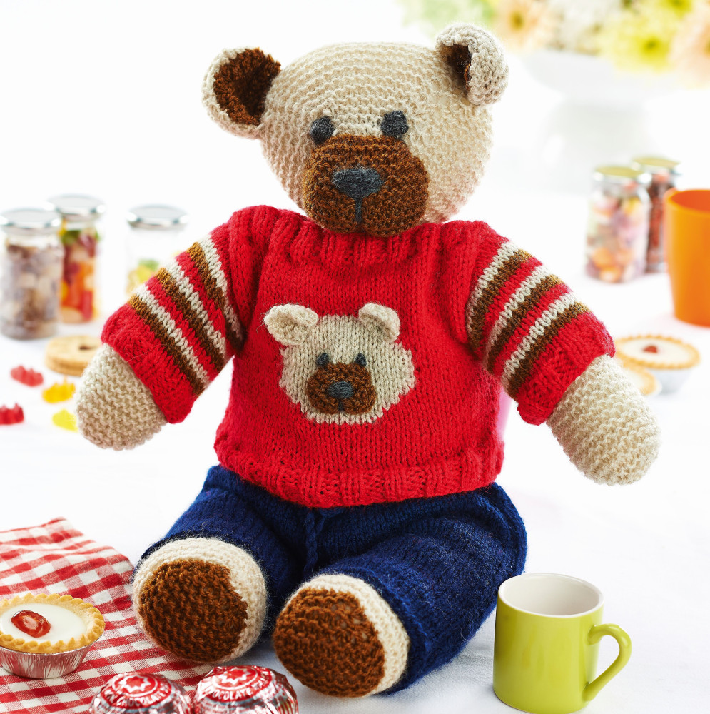 Arnie Dress Up Teddy Bear | Knitting Patterns | Let's Knit Magazine
