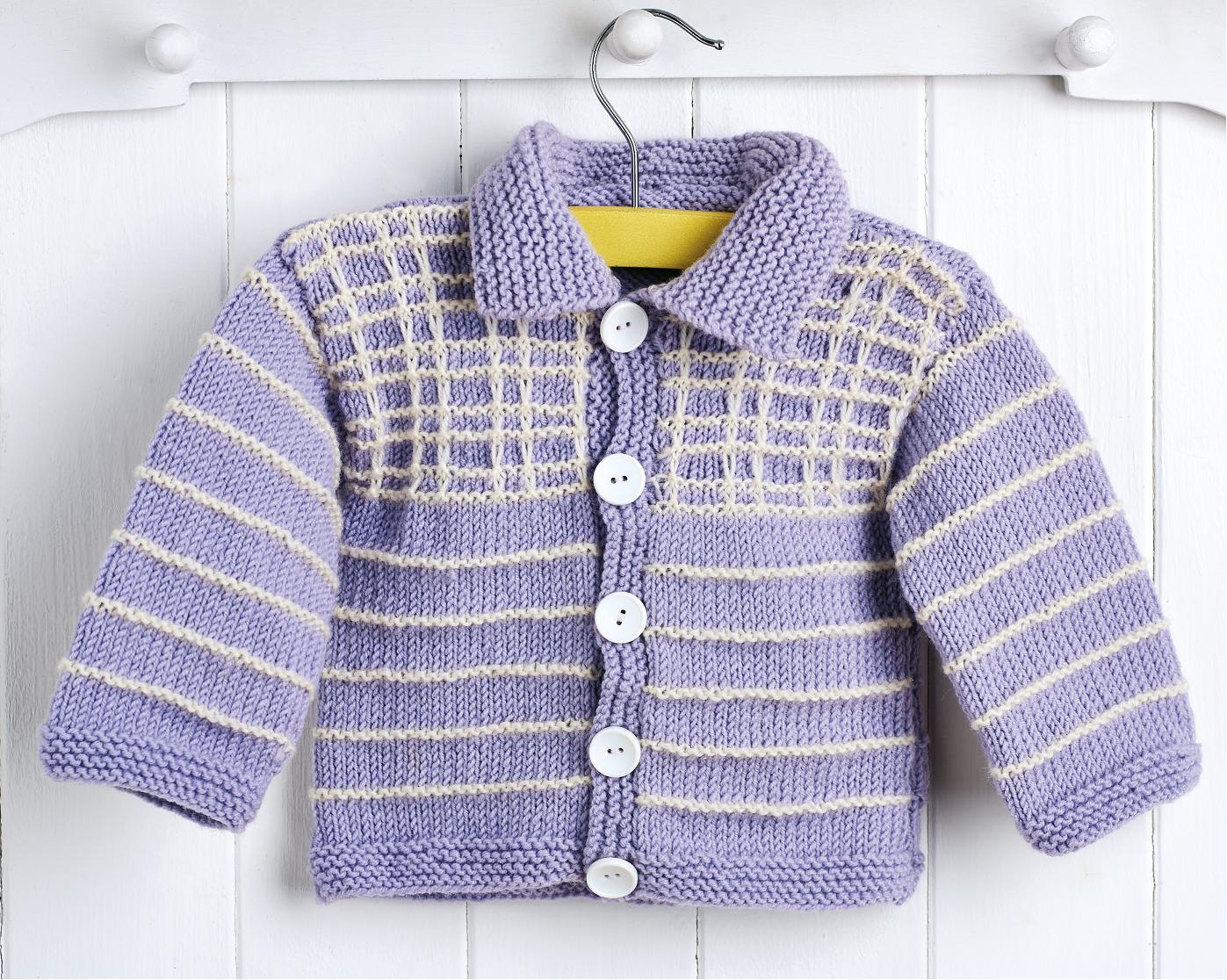 Baby cardigan | Knitting Patterns | Let's Knit Magazine
