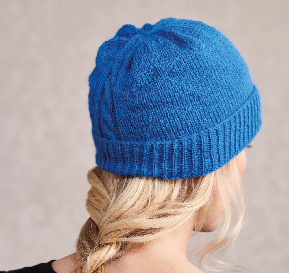 Cabled Beanie Hat Knitting Pattern Knitting Patterns Let's Knit