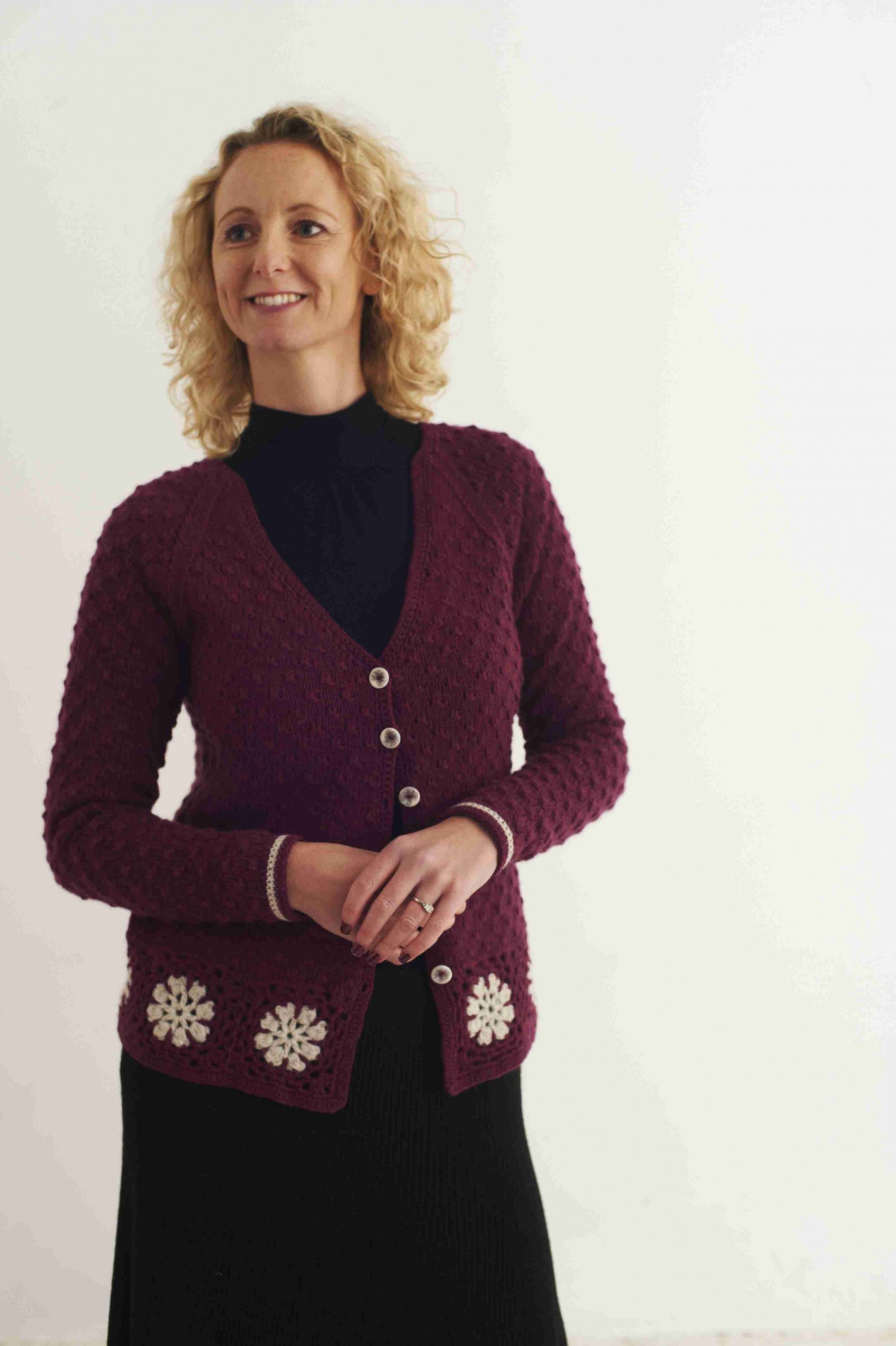 Crochet Border Cardigan Knitting Patterns Let's Knit Magazine