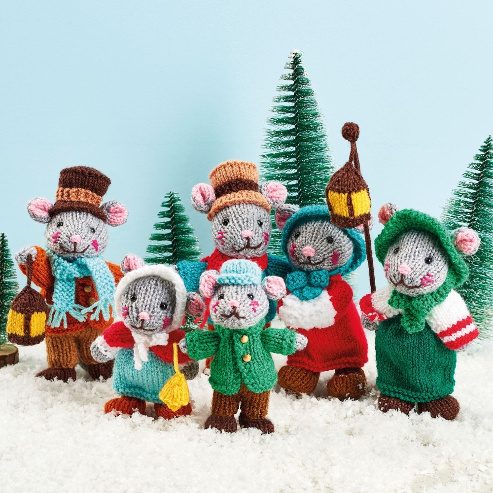 Christmas Mice Knitting Patterns Let's Knit Magazine