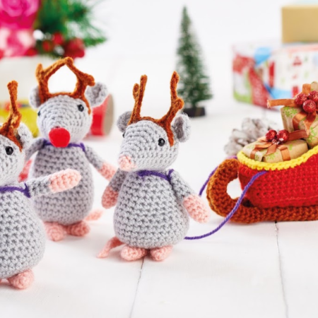 Christmas Mice crochet Pattern