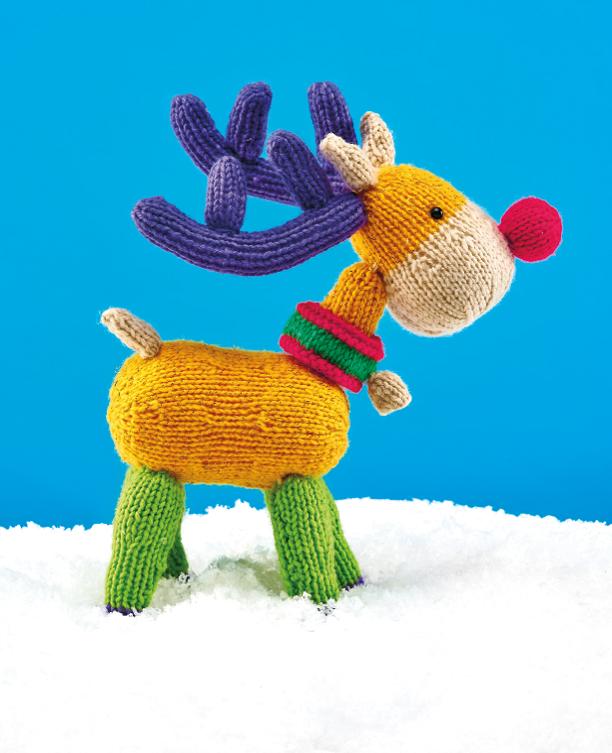 Christmas Reindeer Knitting Patterns Let's Knit Magazine