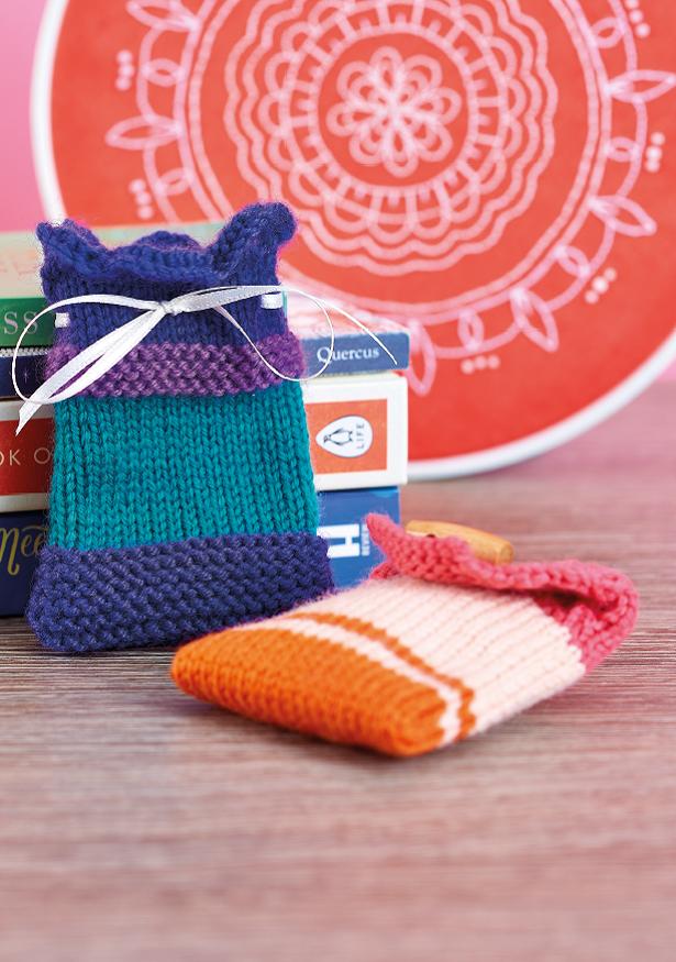 Coin Purse Knitting Patterns Let's Knit Magazine