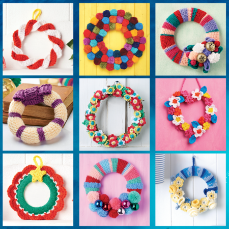 Crochet Wreath Download Pack crochet Pattern