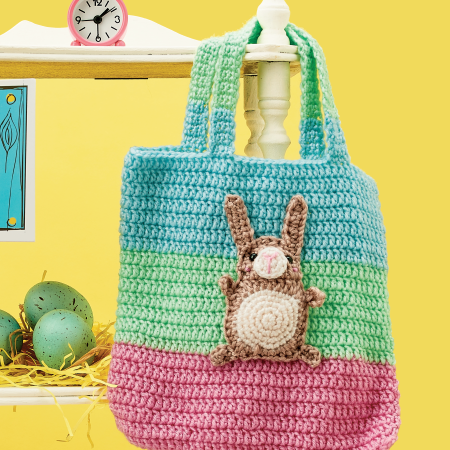 Easter Bunny Tote Bag crochet Pattern