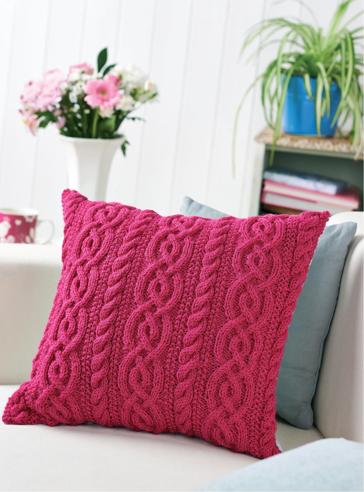Cushion Knitting Patterns Let's Knit Magazine