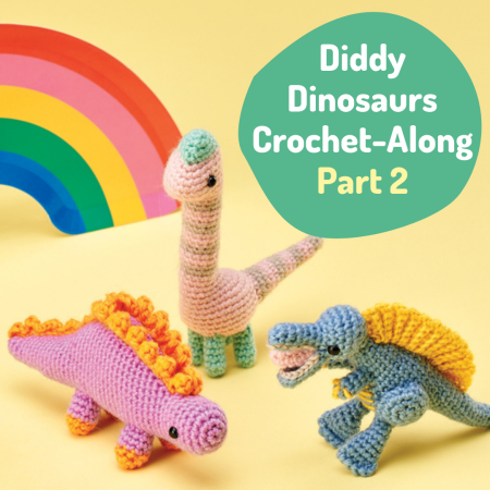 Diddy Dinosaurs Crochet-Along: Part Two crochet Pattern