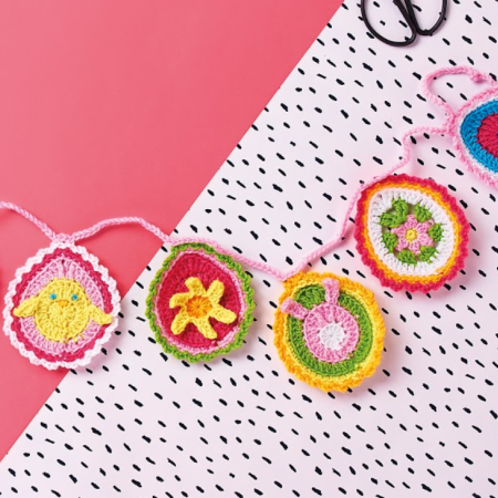 Easter Egg Bunting crochet Pattern