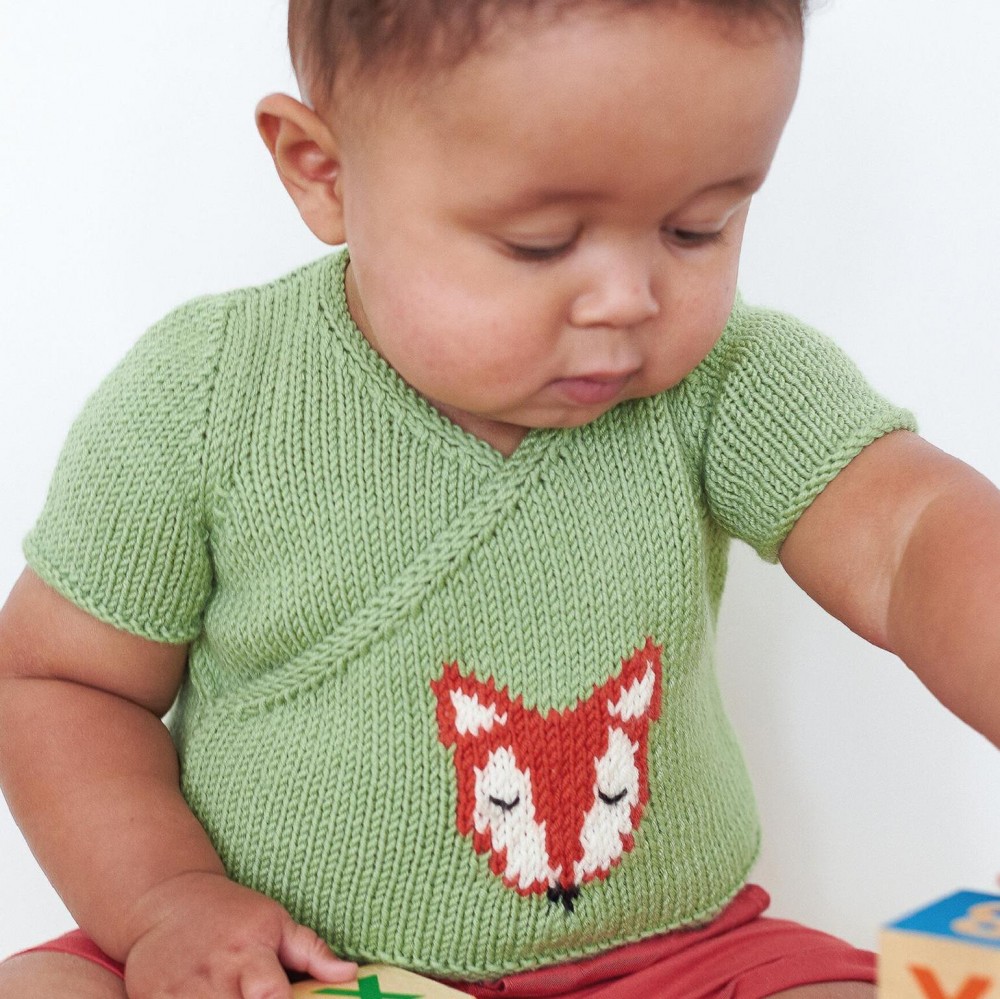 Baby Fox Jumper Knitting Patterns Let's Knit Magazine