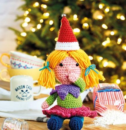 Christmas Girl Elf crochet Pattern