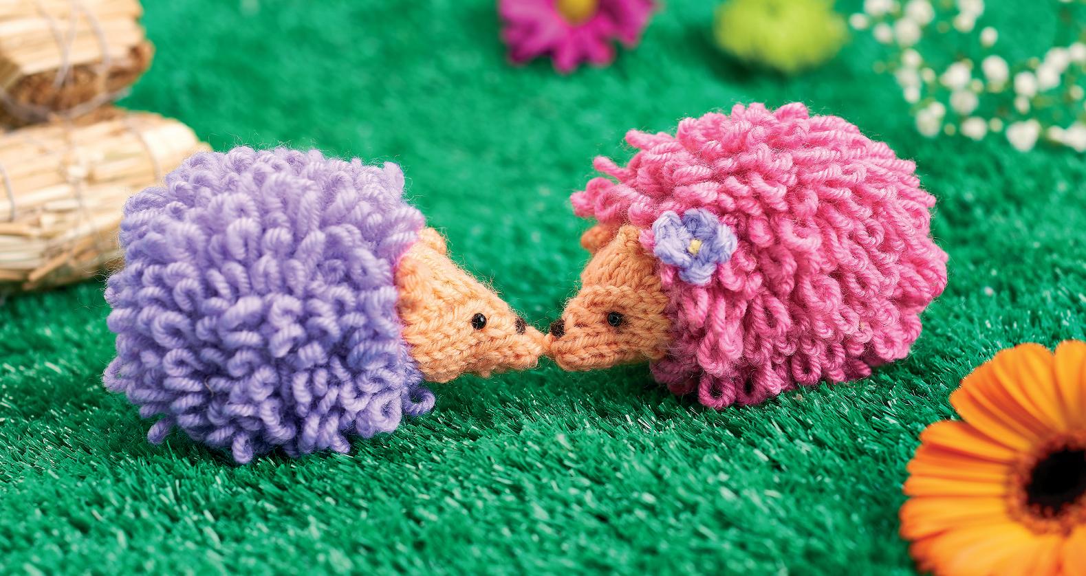 Hedgehog Toys Knitting Patterns Let's Knit Magazine