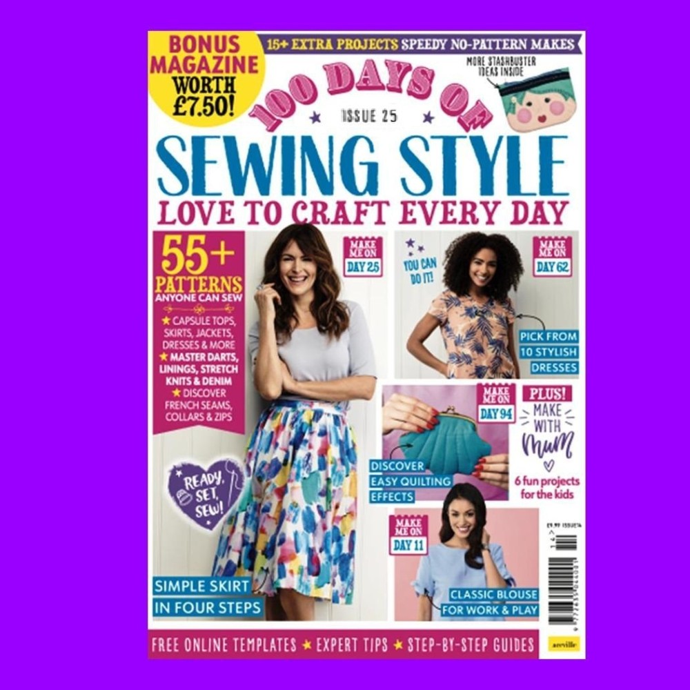 100 Days of Sewing Style Bonus Patterns Templates Issue 25 | Knitting ...