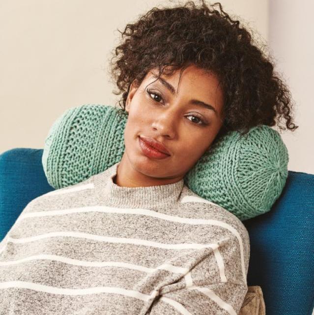 Chunky Bolster Cushion Knitting Pattern Knitting Patterns Let's