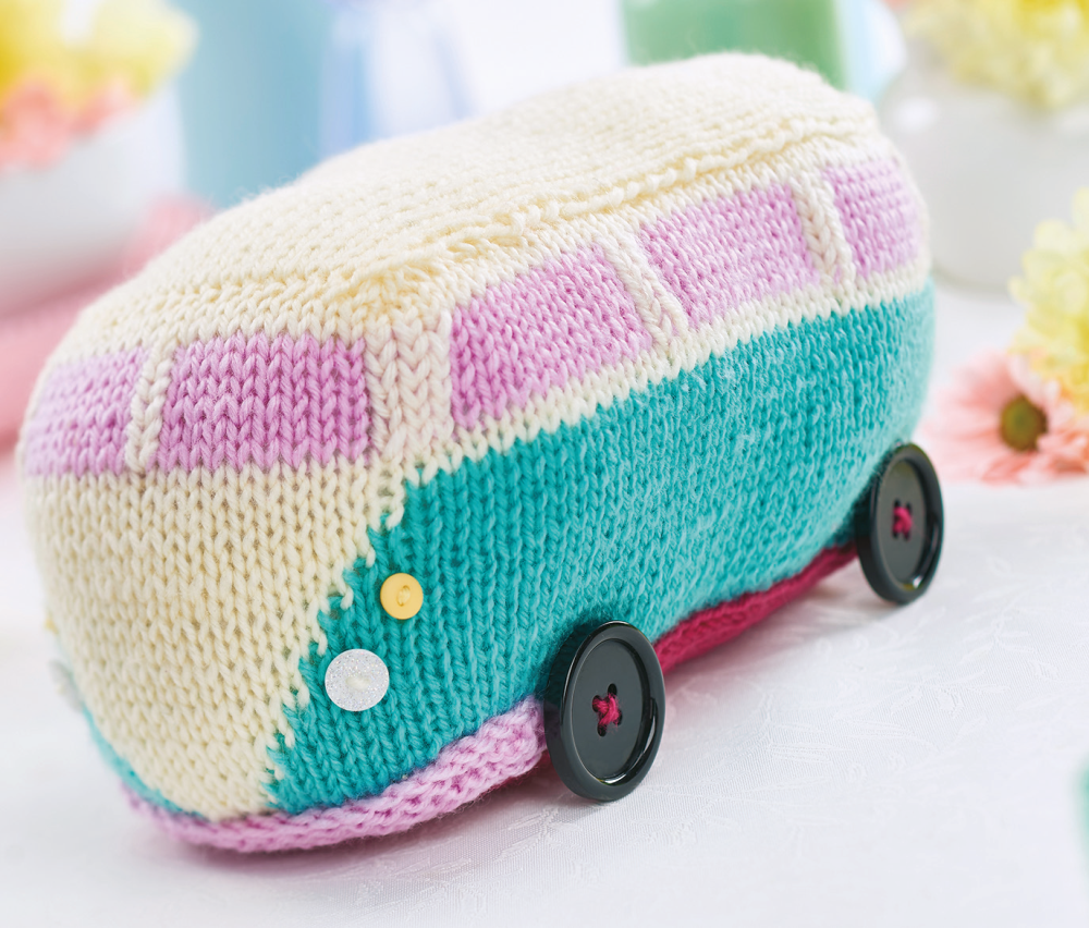 Cuddly Campervan Knitting Patterns Let's Knit Magazine