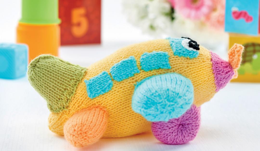 Knitted Kids’ Aeroplane Toy Project Knitting Patterns Let's Knit