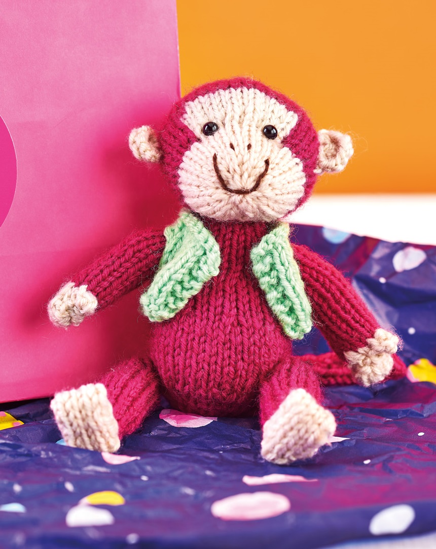 monkey jumper knitting pattern