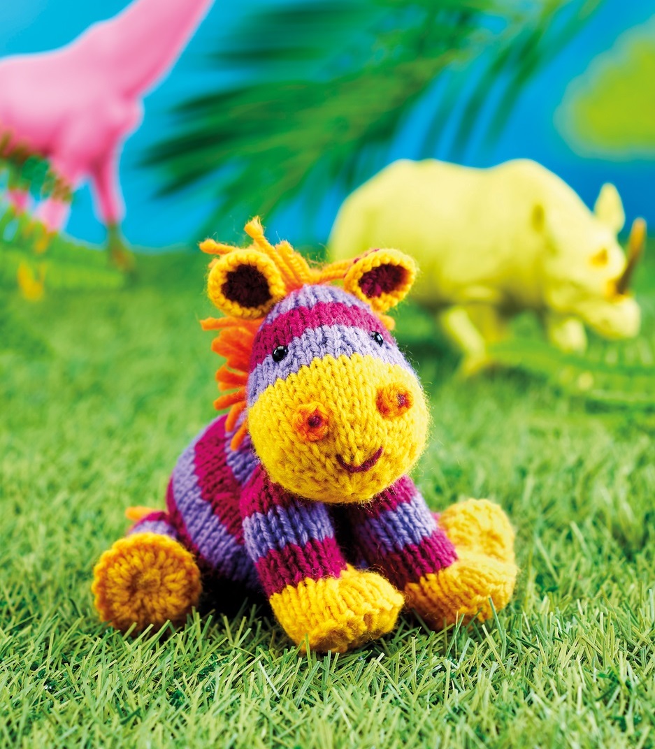 Zebra Toy Knitting Patterns Let's Knit Magazine